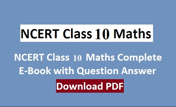 NCERT Class 10 Maths PDF in Hindi and English